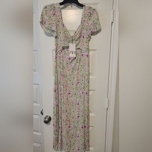 Zara Floral Print Dress